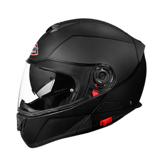 Casca Flip-Up SMK Glide Matt Black MA200 negru Pinlock ready - MotoRR