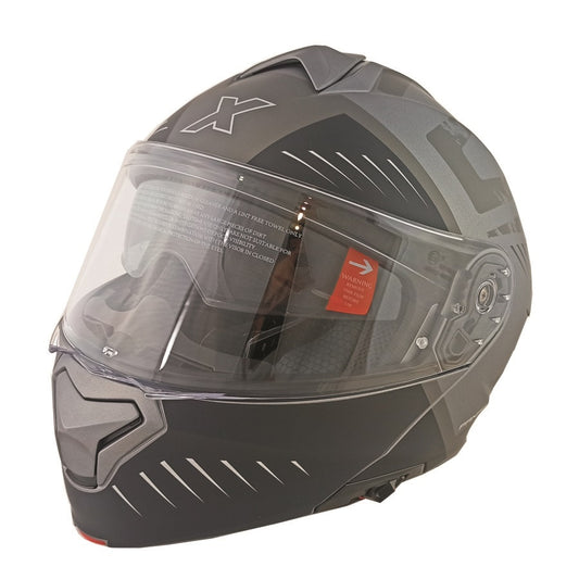 Casca Flip-Up Roxar Paname EVO Edge Dark negru/gri - MotoRR