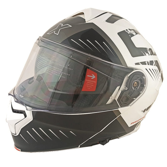 Casca Flip-Up Roxar Paname EVO Edge Light negru/alb - MotoRR