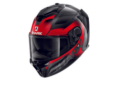 Casca integrala Shark Spartan GT Carbon Shestter gri / negru / rosu Pinlock ready - MotoRR