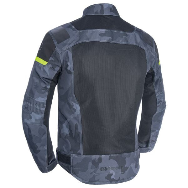 Geaca textil Oxford Dakar AIR negru / gri / camo