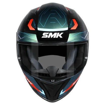 Casca integrala SMK Stellar Sport Flight albastru-negru-portocaliu - MotoRR