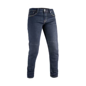 Blugi moto femei Oxford Ladies AA Approved Slim Regular albastru