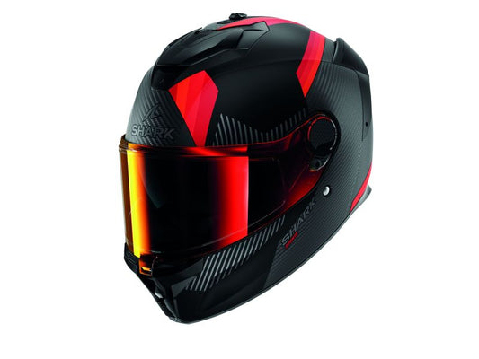 Casca integrala Shark Spartan GT Pro Dokhta carbon mat negru / rosu - MotoRR