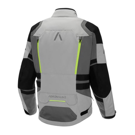 Geaca textil Adrenaline Bergen PPE gri / galben fluo - MotoRR