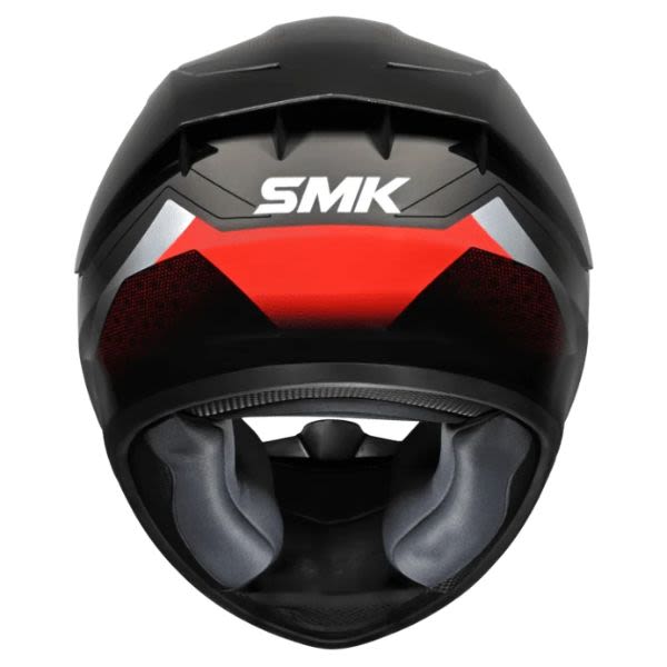 Casca integrala SMK Stellar Sport Flight gri-negru-rosu - MotoRR