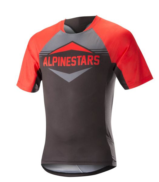 Tricou ciclism Alpinestars Mesa gri-rosu - MotoRR