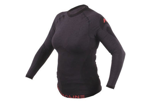 Bluza termoactiva femei Adrenaline Merino Wool negru