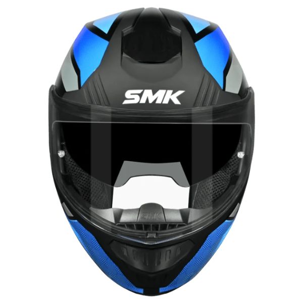 Casca Flip-Up SMK Gullwing Sonic albastru-gri - MotoRR