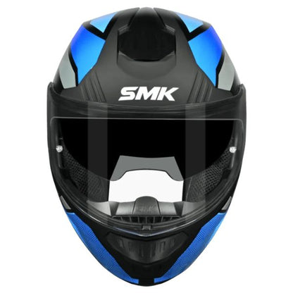 Casca Flip-Up SMK Gullwing Sonic albastru-gri - MotoRR