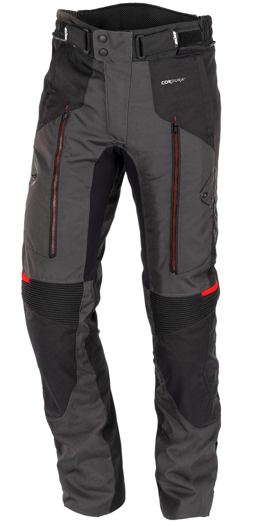 Pantaloni textil BUSE Monterey negru/gri