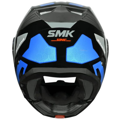 Casca Flip-Up SMK Gullwing Sonic albastru-gri - MotoRR