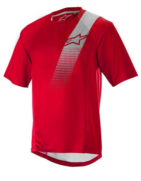 Tricou ciclism Alpinestars Trailstar V2 gri-rosu - MotoRR