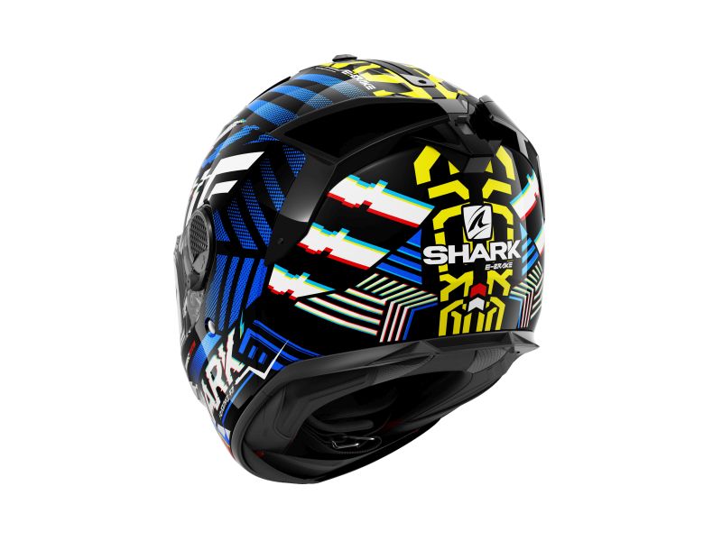 Casca integrala Shark Spartan GT E-Brake alb / albastru / negru Pinlock ready - MotoRR