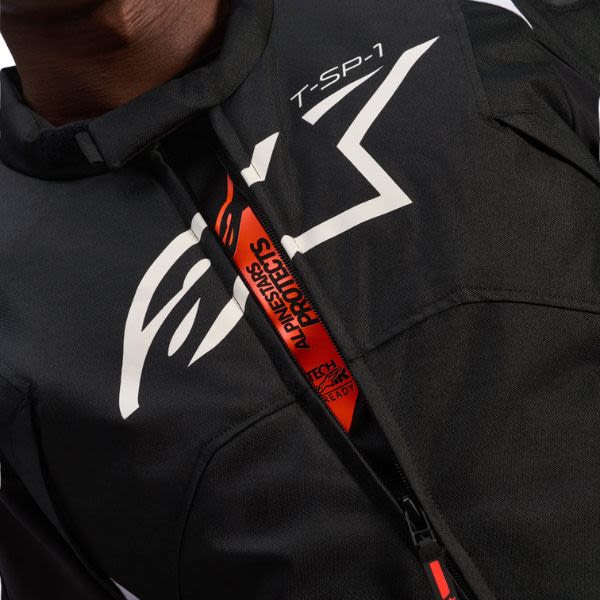 Geaca textil Alpinestars T-SP 1 V2 WP negru / alb - MotoRR