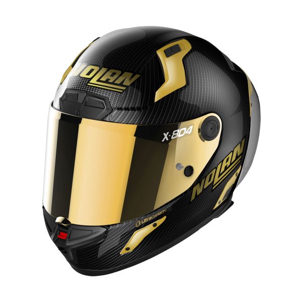 Casca integrala Nolan X-804 RS Ultra Carbon Golden Edition 3 negru / carbon / auriu - MotoRR