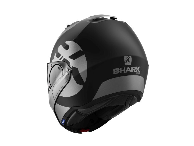 Casca Flip-Up Shark Evo ES Kedje antracit / negru mat - MotoRR