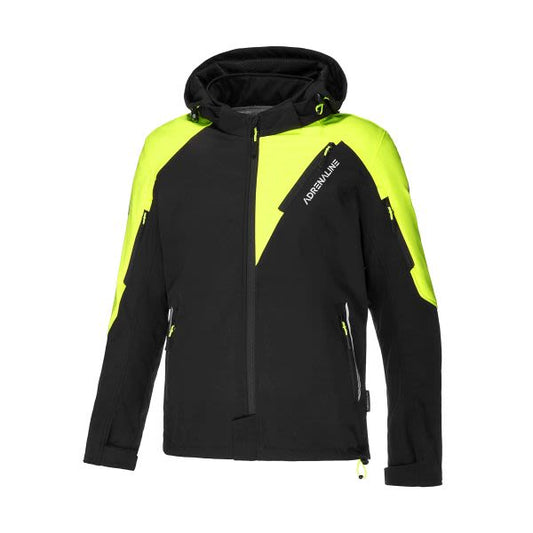 Geaca textil Adrenaline Freedom PPE negru / galben fluo - MotoRR