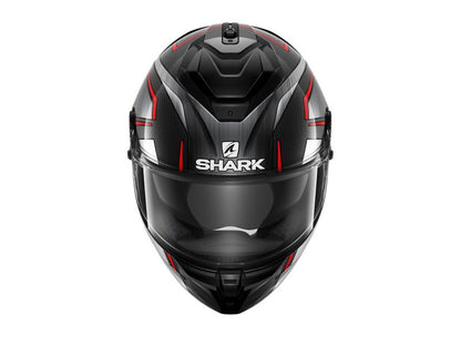 Casca integrala Shark Spartan GT Carbon Kromium carbon / crom / negru / rosu Pinlock ready - MotoRR