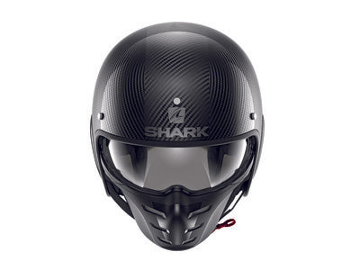 Casca Open-Face Shark S-Drak Carbon 2 Skin carbon / negru - MotoRR