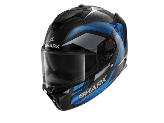 Casca integrala Shark Spartan GT Pro Carbon Ritmo albastru / carbon / negru Pinlock ready - MotoRR