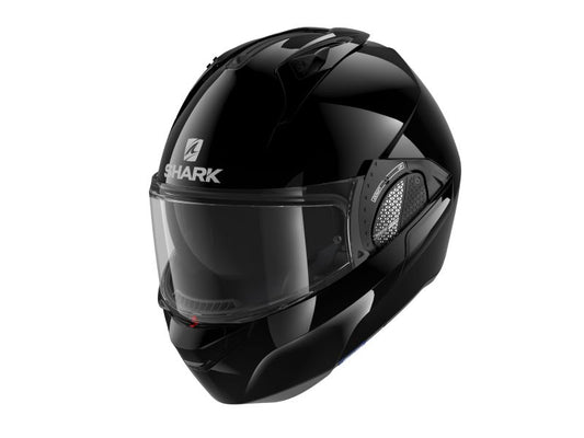 Casca Flip-Up Shark Evo GT Blank negru Pinlock ready - MotoRR