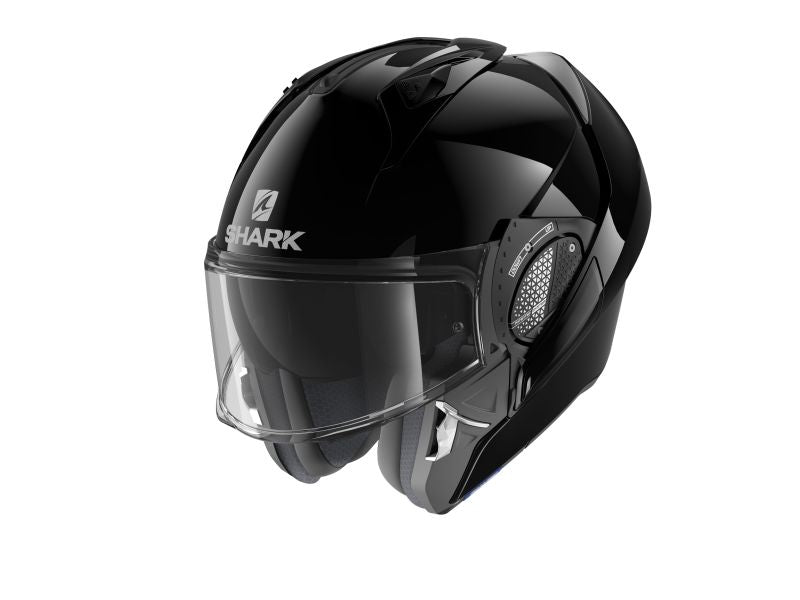 Casca Flip-Up Shark Evo GT Blank negru Pinlock ready - MotoRR