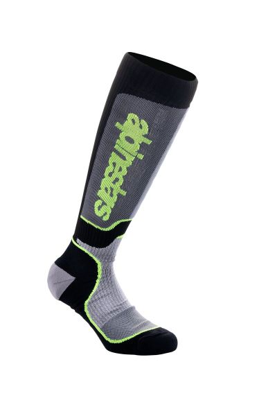 Ciorapi termoactivi Alpinestars MX Plus negru / verde / gri - MotoRR