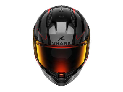 Casca integrala Shark D-Skwal 3 Sizler Mat negru / gri / rosu - MotoRR