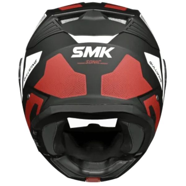 Casca Flip-Up SMK Gullwing Sonic gri-negru-rosu - MotoRR
