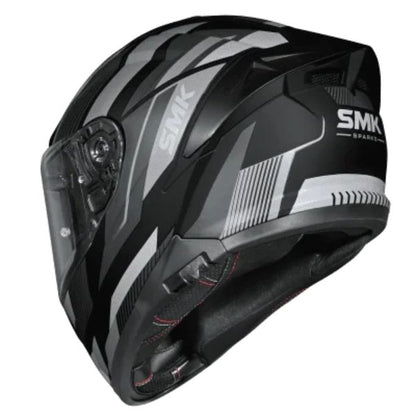 Casca integrala SMK Typhoon Sparko gri-negru-alb - MotoRR