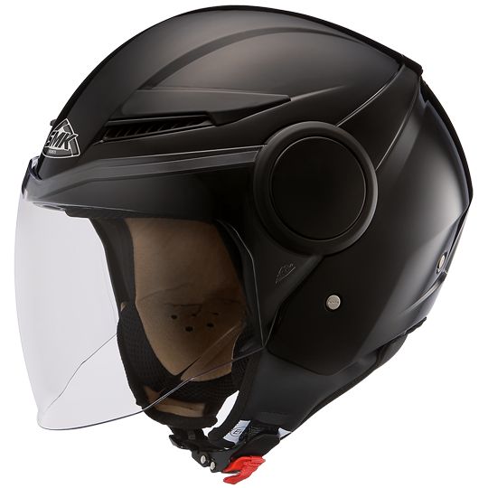 Casca Open-Face SMK Streem Black GL200 negru - MotoRR