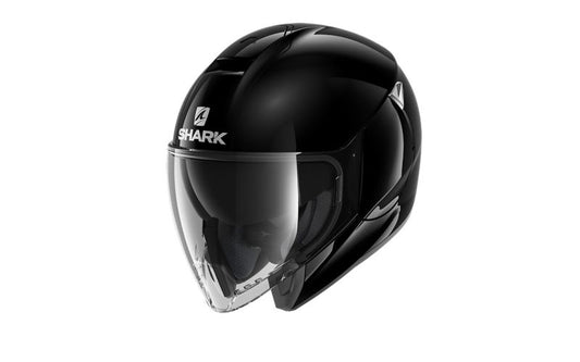 Casca Open-Face Shark Citycruiser Blank negru - MotoRR