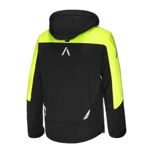 Geaca textil Adrenaline Freedom PPE negru / galben fluo - MotoRR