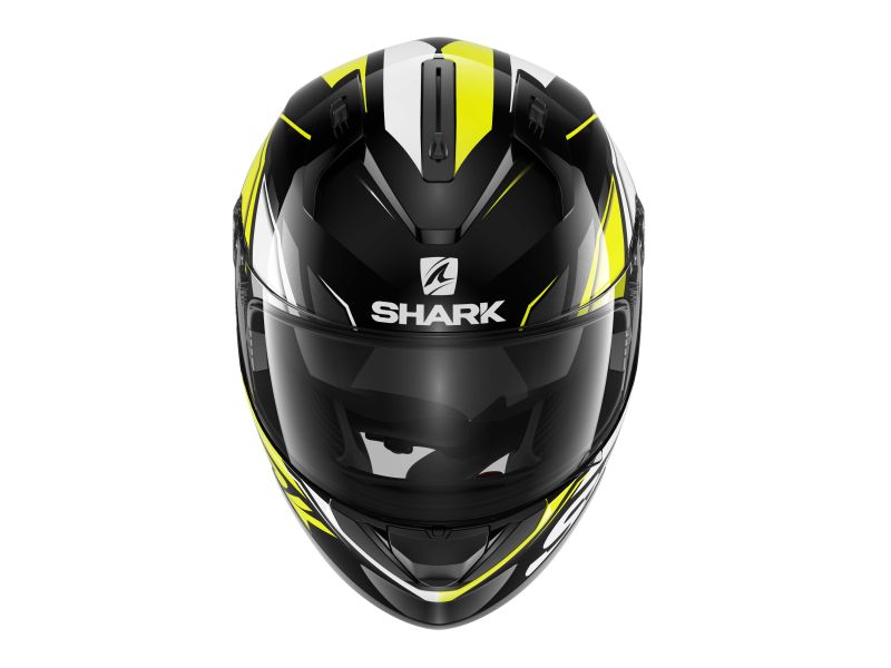 Casca integrala Shark Ridill 1.2 Phaz alb / galben / negru - MotoRR