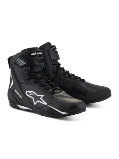 Ghete moto urbane Alpinestars Faster 4 negru/alb - MotoRR