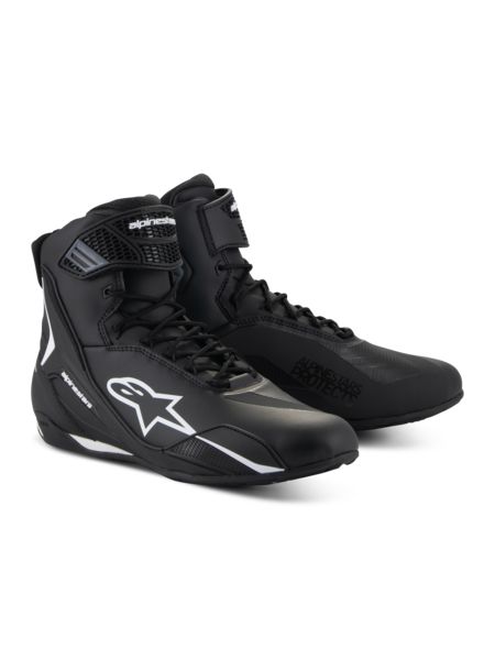 Ghete moto urbane Alpinestars Faster 4 negru/alb - MotoRR