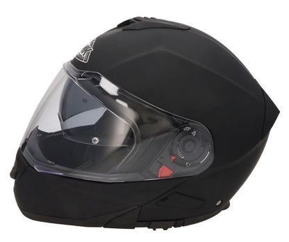 Casca Flip-Up SMK Glide Matt Black MA200 negru Pinlock ready - MotoRR