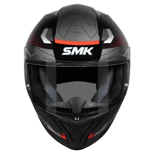 Casca integrala SMK Stellar Sport Flight gri-negru-rosu - MotoRR