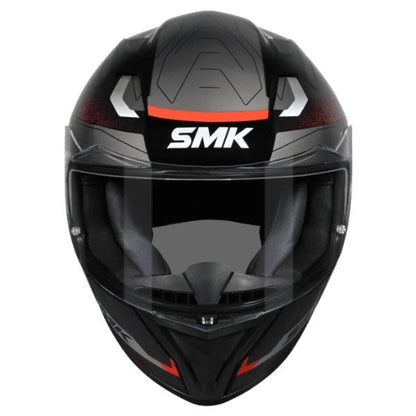 Casca integrala SMK Stellar Sport Flight gri-negru-rosu - MotoRR