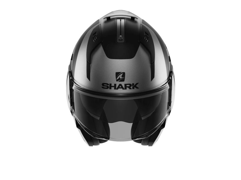 Casca Flip-Up Shark Evo ES Kedje antracit / negru mat - MotoRR