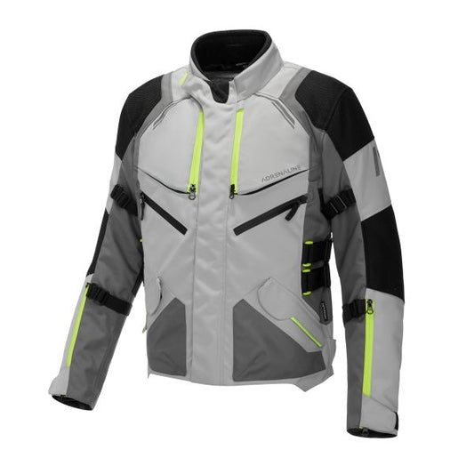 Geaca textil Adrenaline Bergen PPE gri / galben fluo - MotoRR