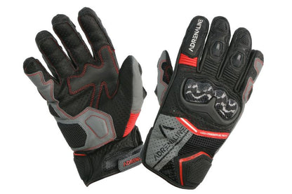 Manusi touring Adrenaline Hexagon PPE negru / gri rosu - MotoRR