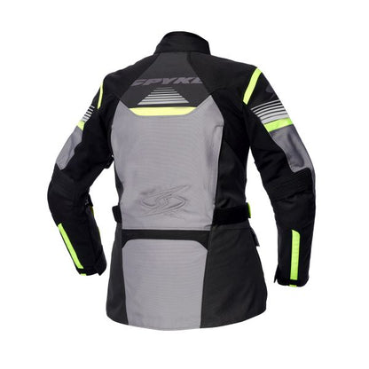 Geaca textil femei SPYKE Equator Dry Tecno Lady antracit / gri / galben - MotoRR