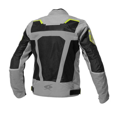 Geaca textil Spyke Airmaster negru / gri / galben - MotoRR