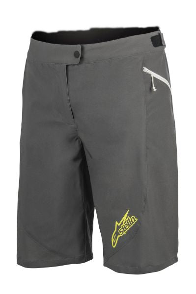 Pantaloni scurti femei Alpinestars Stella Pathfinder gri / galben - MotoRR