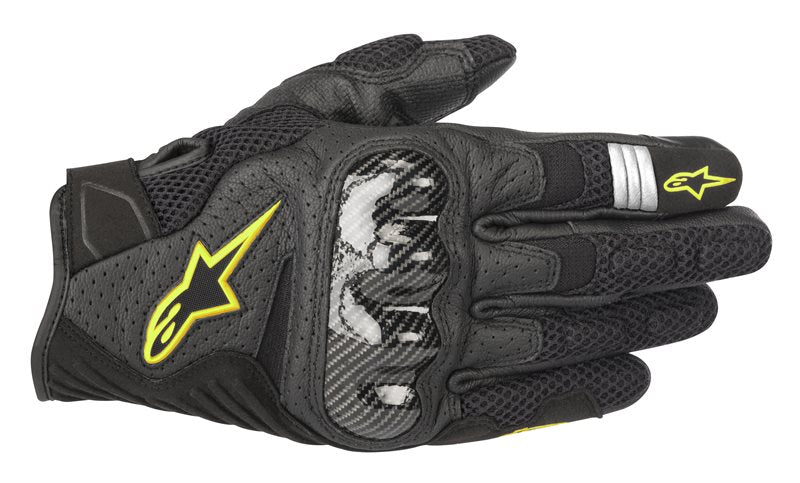 Manusi touring Alpinestars SMX-1 V2 Vented negru / galben - MotoRR