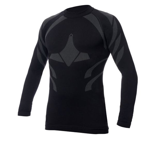 Bluza termoactiva pentru vara Adrenaline Desert negru / gri - MotoRR