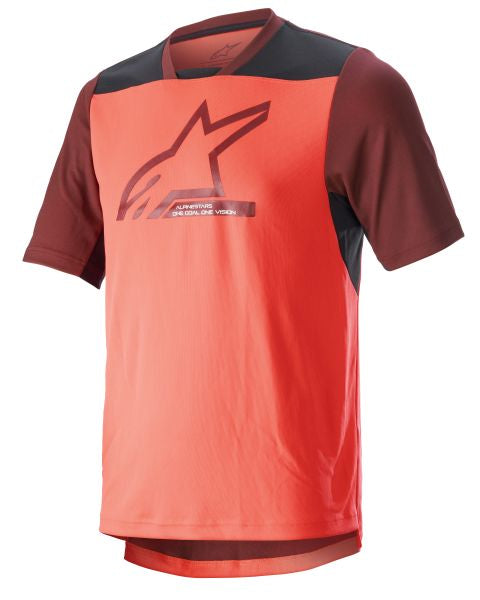 Tricou Offroad Alpinestars Drop 6 V2 rosu-negru - MotoRR