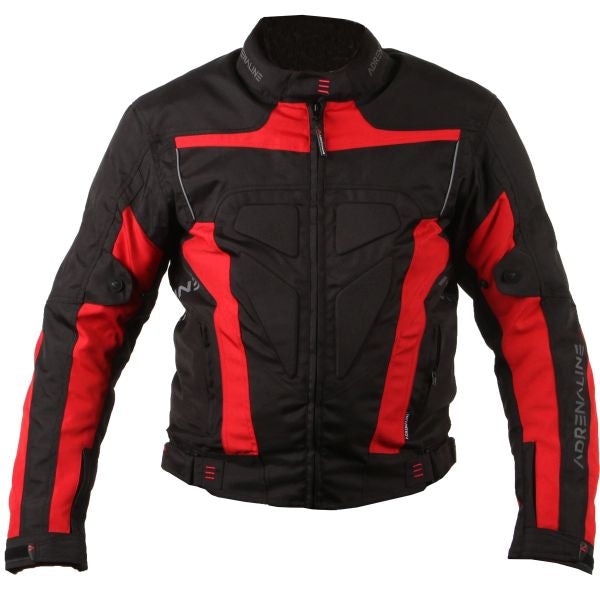 Geaca textil Adrenaline Hercules PPE negru / rosu - MotoRR